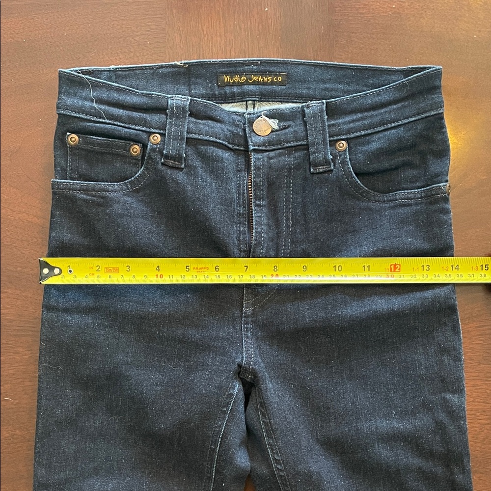 Nudie Jeans Sz 28 Deep Indigo Skinny Jeans - Picture 8 of 11
